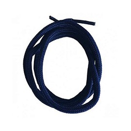 1 Pair Collonil Laces, Chord, Round, Thick, Diameter 3 mm, Various Lengths and Colours - dark blue, size: 90
