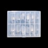Sarini 120pcs Clear Gel Nail Kit Full Coverage Size Scale