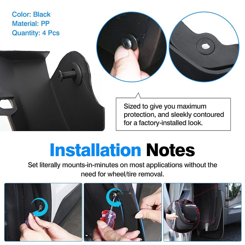 Autorder Mud Flpas Splash Guards for Buick Envision 2021 2022