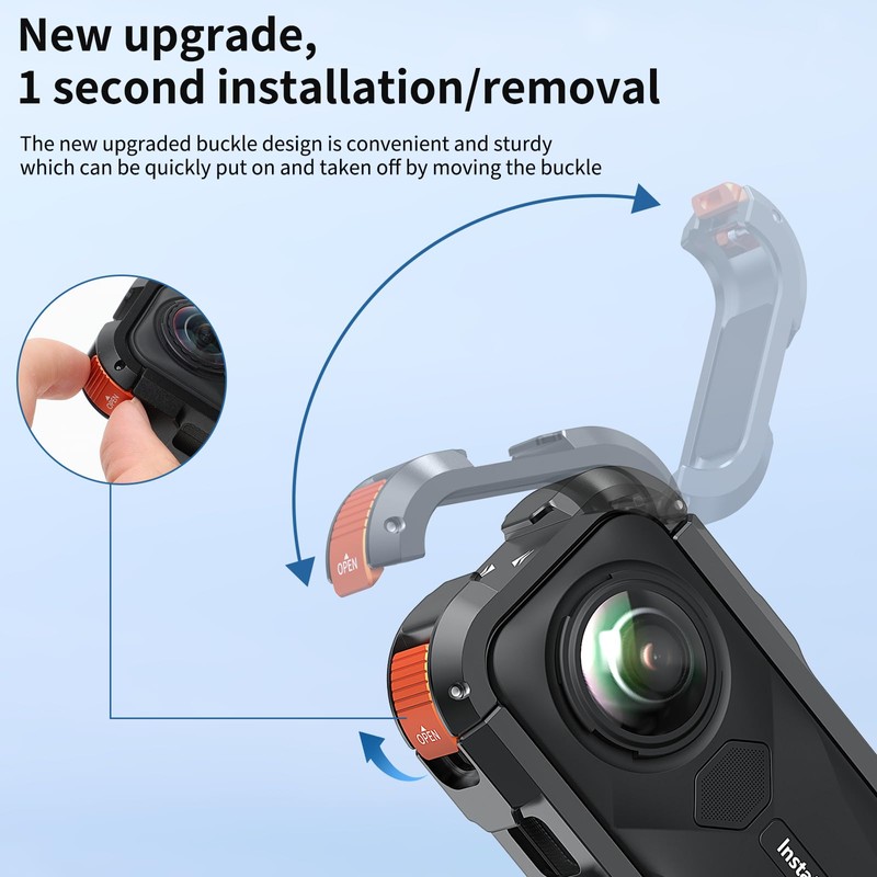 VRIG GA-04 Metal Cage/Utility Frame for Insta 360 X5