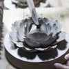 Insiswiner Handcrafted Ceramic Flowers Sculpture Home Hanging 3D Wall Art