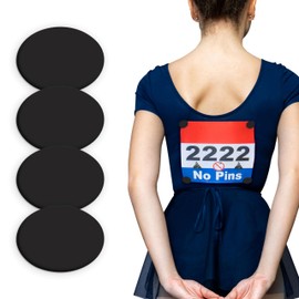 danceSNAPS Bib Clips by BibBoards - Safety Lock Fasteners for Dancers, Competitions, Rodeos - Secure Numbers Without Pins - Reusable, Non-Damaging, Gentle on Fabric - Believe in Yourself (4pcs)