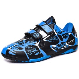BAODLE Children's Football Boots Boys FG/AG Outdoor Football Shoes Girls TF Football Professional Training Shoes, 166tf blue, 28 EU
