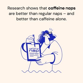 Caffeine Nap Delayed Release Caffeine Supplement | Power Coffee Nap + Energy & Focus | 60 Tablets