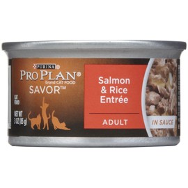 Purina Pro Plan Canned Adult Salmon And Rice Food, 3 Oz.