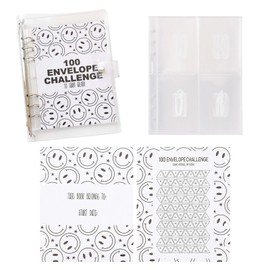 Vordpe 100 Envelopes, 100 Envelopes, Challenge Binder with Money Envelopes, Funny Budget Folder, Financial Planner, Couples, Offices, Home, School, Saving Money
