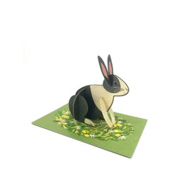 Art Angels Pop Out Pets Rabbit Greeting Card