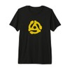 45 RPM Yellow Recording Adapter Premium Tri-blend T-Shirt