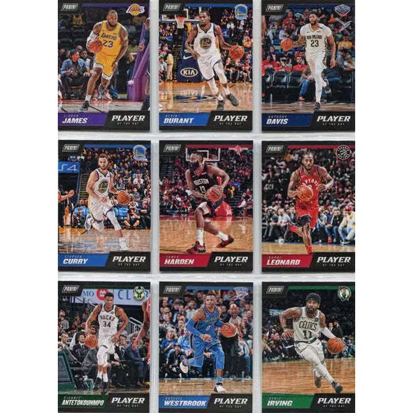 Panini Player of the Day 2018-19 Complete Base Card Set