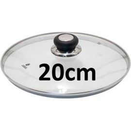 Judge Vista JJL5 Spare Saucepan Lid, Universal Size Replacement Glass Lid for any 20cm Pan, Oven Safe, Dishwasher Safe 25 Year Guarantee
