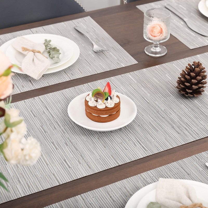 Myir JUN Table Runner, Vinyl Table Runner Indoor Arbitrarily Cropped