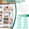 Upgraded W10864399 Refrigerator Glass Shelf Replacement Compatible with Whirlpool, Kenmore