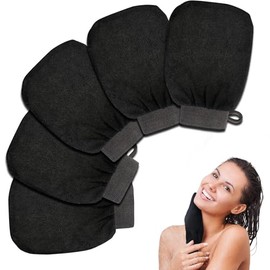 Guante Exfoliante Corporal, 5 Unidades Para Ducha Y Spa, Guantes Exfoliantes， De Alta Calidad 14 X 21 Cm, Ideal Para Masajes, Gimnasio Y Cuidado De Pies, Guante Exfoliante Corporal Reutilizable