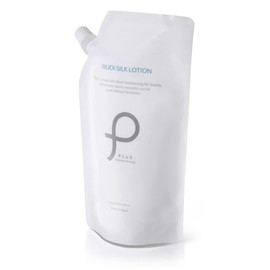 PLuS Lotion, Moisturizing Silk Lotion, Highly Moisturizing Silk Hyaluronic Acid (Made in Japan) (16.9 fl oz (500 ml) / Pouch Type)