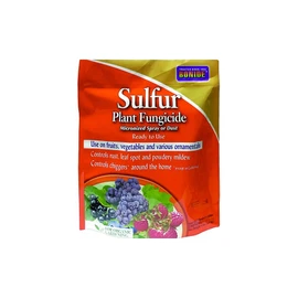 BONIDE Products INC 142 Sulfur Plant Fungicide Organically Controls Rust, Leaf Spot and Powdery Mildew, 4 lbs (2)