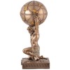 Miniature Figurine Greek God Atlas - Made of Artificial Stone,