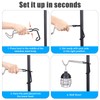 ChimimeDecor Camping Lantern Hanger Hooks, Tent Light Lamp Hanging Hooks,