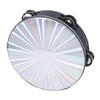 Radiant Tambourine Reflective Clear Crisp Sound Double Row Bell Drum