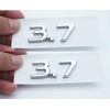 2pcs 3.7 Side Boot Emblem Badge Decal Replacement for 2014