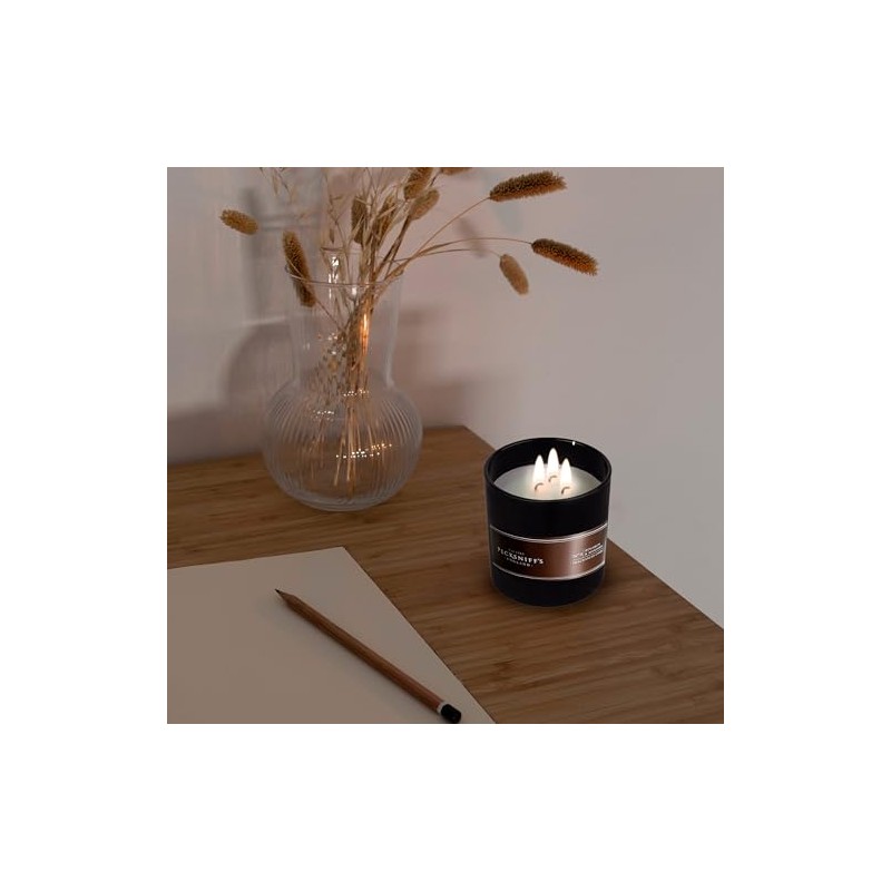 Pecksniff's Bourbon and Mandarin Candle | 3 Wicks, 515g /18.16oz