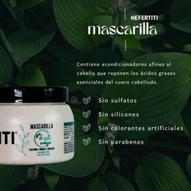 Nefertiti Mascarilla para Cabello Daado Vegan Maximum Repair Nefertiti Sin Sulfatos Sin Parabenos Repara Las Puntas y Fortalece el Cabello Productos  