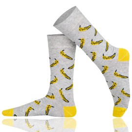 Mysocks Unisex Extra Fine Combed Cotton Crew Socks for Men Women - Breathable Comfortable Colourful Seamless Toe Socks - Lightweight Casual Calf Socks