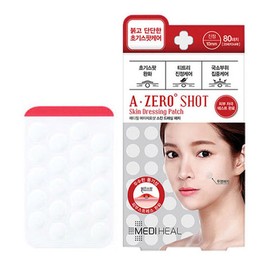 Mediheal A-Zero Shot Skin Trouble Spot Patch 80 Sheets/Acne Patch / 메디힐 에이제로샷 스킨 트러블 스팟 패치 80매/여드름 패치