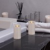 2" X 4" Battery Operated Flameless Candles with Timer, Waterproof