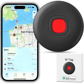 Air Tracker Air Tag Tracker Tag,IP68 Waterproof Smart Tag Locator Keys Finder and Item Locator,Bluetooth Tracker Item Finders with Find My(iOS Only) Track Your Keys,Wallet,Luggage and Bag