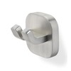 Tiger Ramos, Towel hook large, double Brushed stainless steel, 39x50x50mm