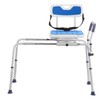 VEVOR Sliding Tub Transfer Bench with 360 Degree Swivel Seat,