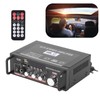 2 Channel Power Amplifier Mini Bluetooth USB/FM Smart Digital with