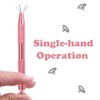 2 PCS Piercing Ball Grabber, Grabbing Tool, Silver & Pink