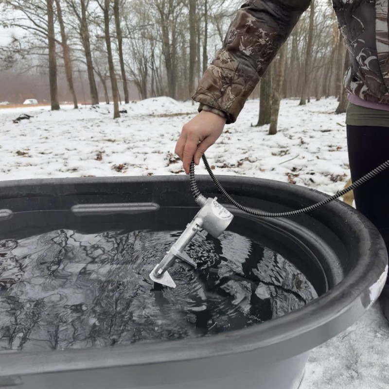 Farm Innovators Submergible Tank De-Icer, 1500W Water Deicer- Ice Chaser