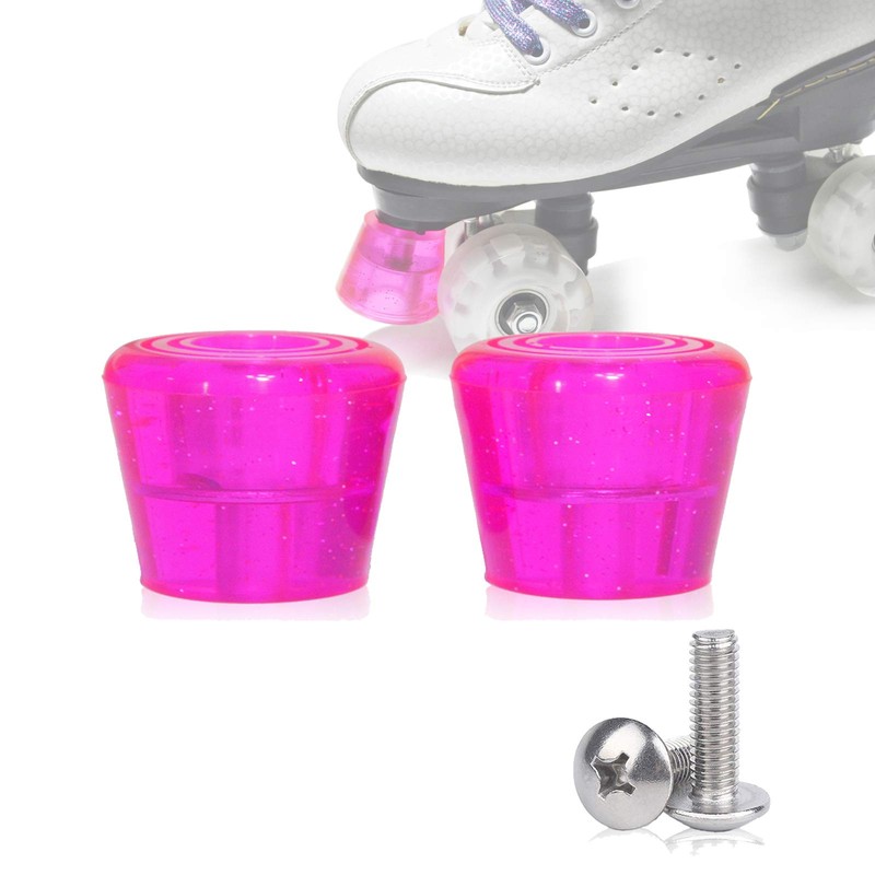 VNAKER PU Rubber Roller Skate Toe Stoppers 1 Pair with