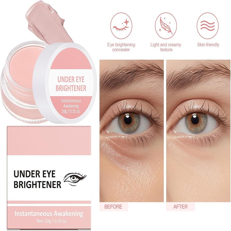 Under Eye Concealer Brightener and Correctors,Instant-Anti Aging Eye Concealerfor Dark