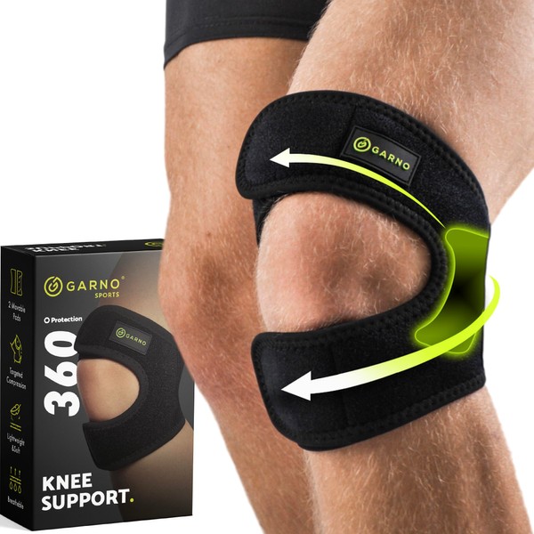 GARNO Knee Brace for Pain Relief by Meniscus Tear, MCL,