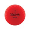 Volvik Vivid Golf Balls - Matte Red, Dozen