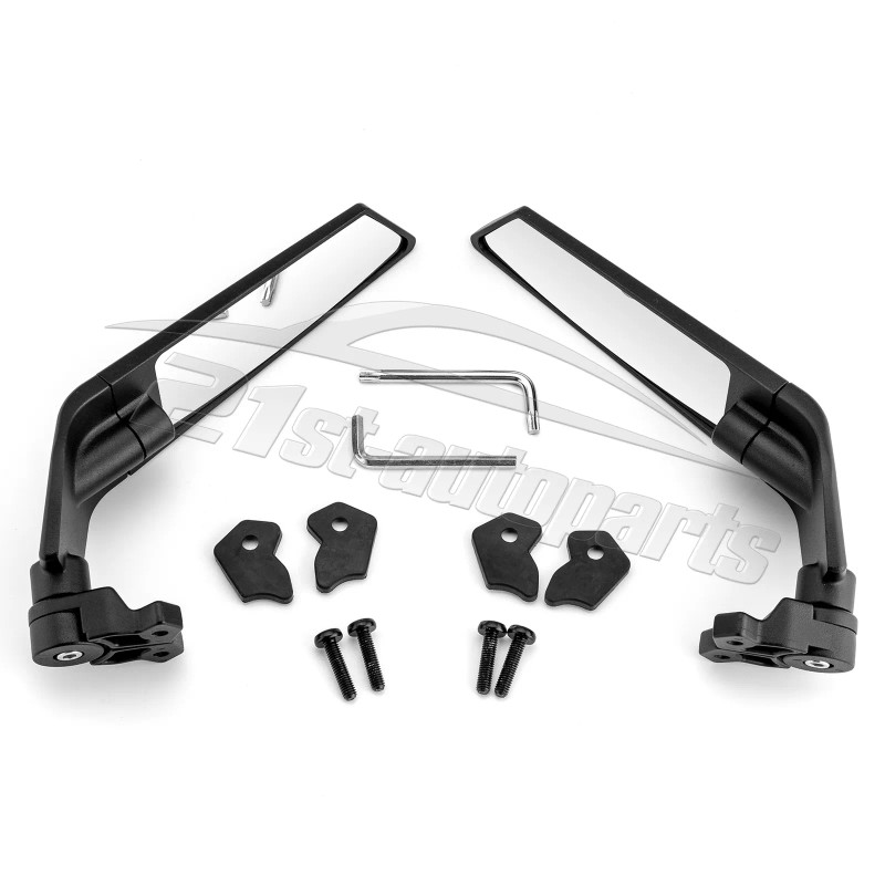 XM Adjustable Winglet Wing Stealth Mirrors For Kawasaki NINJA 650