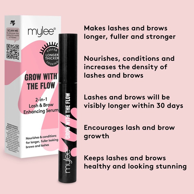 Mylee Enhancing Eyelash Serum for Lashes and Brows - Natural