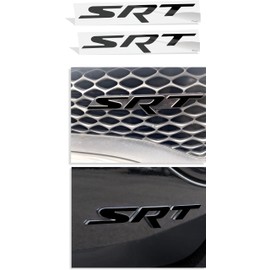 Reflective Concepts - SRT Badge Overlay Decal Stickers - Grille and Trunk - 2015-2018 Charger SRT 392 - (Color: Gloss Black)