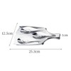 DOITOOL Soup Spoons, 3 Cavities Spoon Rest Stainless Steel Spoon