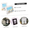 Abaodam 2pcs Wooden Photo Frame Nautical Theme Desktop Decor Mediterranean