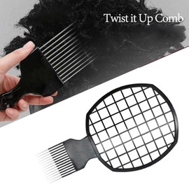 DXIA Set of 4 Hair Brush Sponge, with Large Holes, Double-Sided, Magic Twist Hair Sponge, DIY Foam Curler Tool, for Hair Afro Coil Hair, Magic Beauty Tool