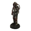 Veronese Design Lighted Steampunk Skeleton in Diving Suit Statue