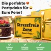 DankeDir! Stress-free Zone Relax, 30 x 20 cm Door Sign,