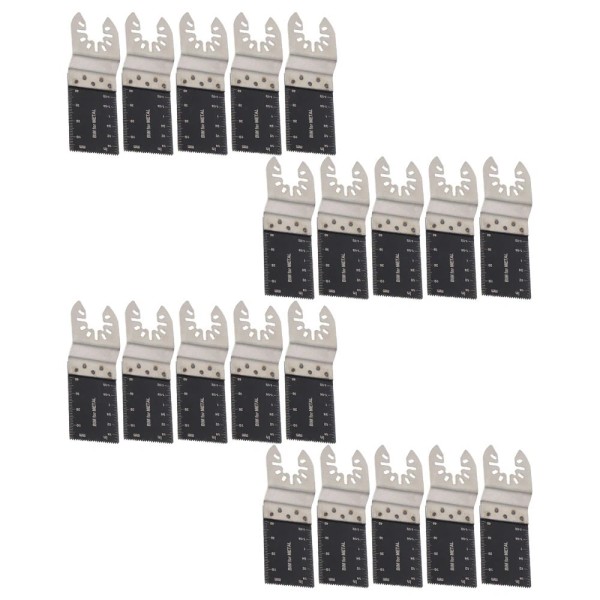 ALL-CARB 20 Pcs 35-89mm Bi-Metal Oscillating Multi Tool Saw Blades