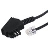 TAE F-Kabel Universal, 15 m, Schwarz