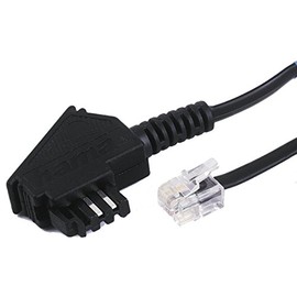 TAE F-Kabel Universal, 15 m, Schwarz
