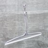 iDesign Bathroom Plastic Shower Wall Hook-Set of 2-Clear Squeegee